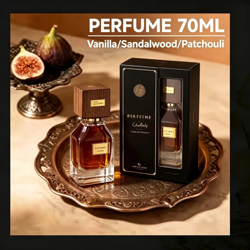 

Premium Unisex Vanilla Perfume 70ml, Long Lasting Fresh Fragrance, Eau de Parfum, Day & Night Scent, New Arrival Gift