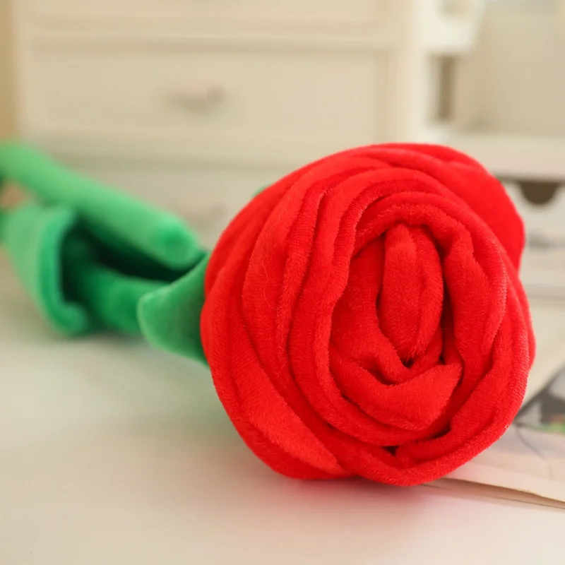 Künstliche Rosen und Sonnenblumen Niedliche Plüsch-Vase Kreative Sträuße Heimdekoration Muttertag Hochzeit Geburtstag Abschlussgeschenke – Detail 7