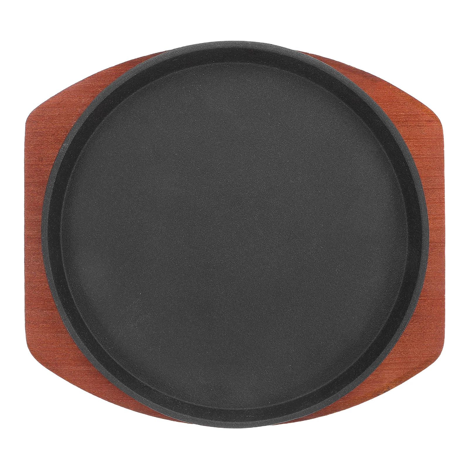 

Cast Iron Barbecue Tray Camping Frying Pan Korean Bbq Grill Teppanyaki Stove Tops Round Steak Plates Design Heat