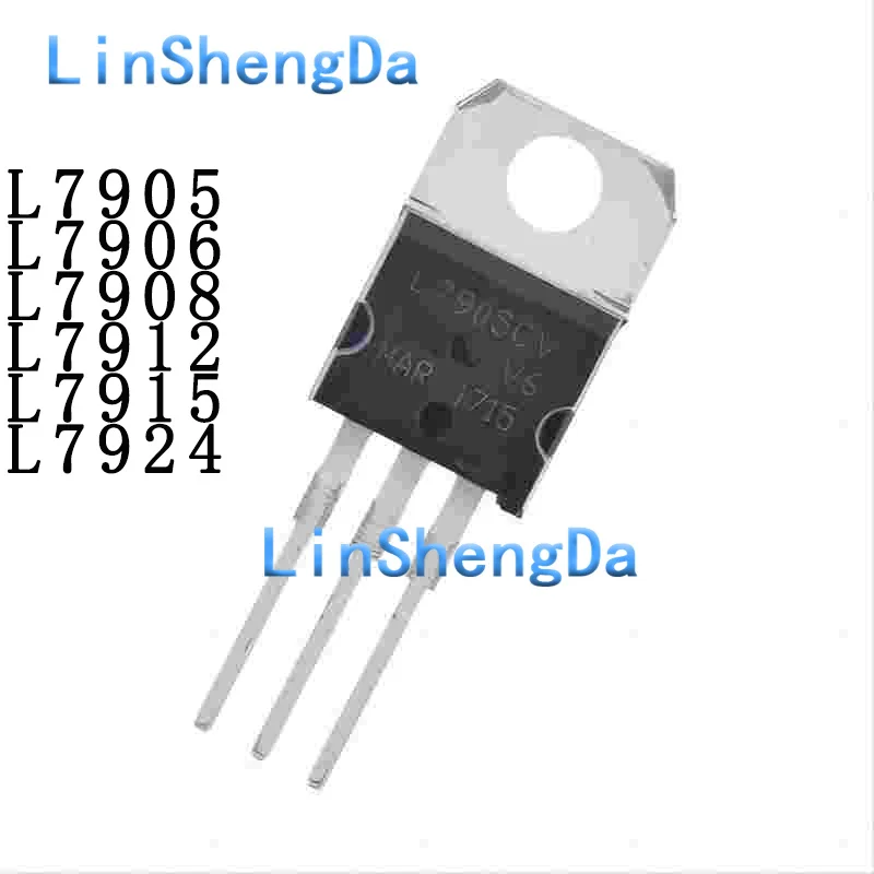 100PCS L7905CV L7906CV L7908CV L7912CV L7915CV L7924CV