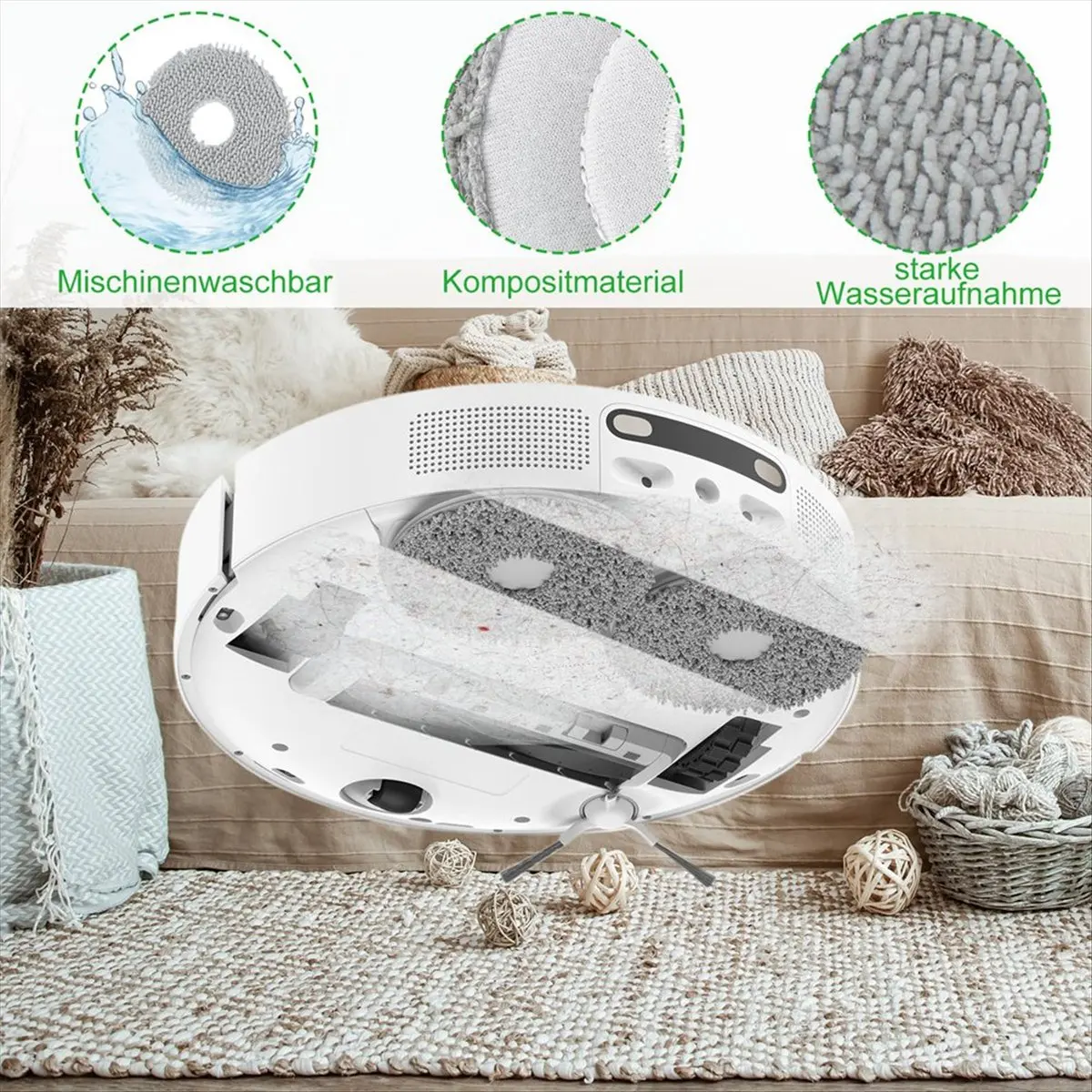 

Аксессуары для пылесосов L20 Ultra/L30 Ultra: основная и боковые щетки, HEPA-фильтр, салфетки для влажной уборки, мешки для сбора пыли, запчасти