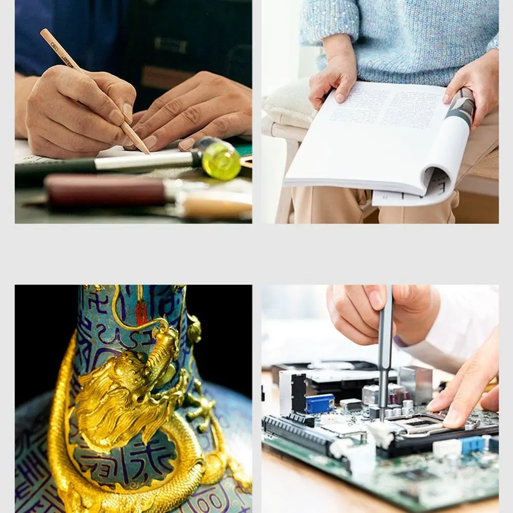 عدسة مكبرة للقراءة 3X/10X معلقة على الرقبة كبيرة بدون استخدام اليدين عدسة مكبرة عالية الوضوح باللون الأسود قابلة للتعديل