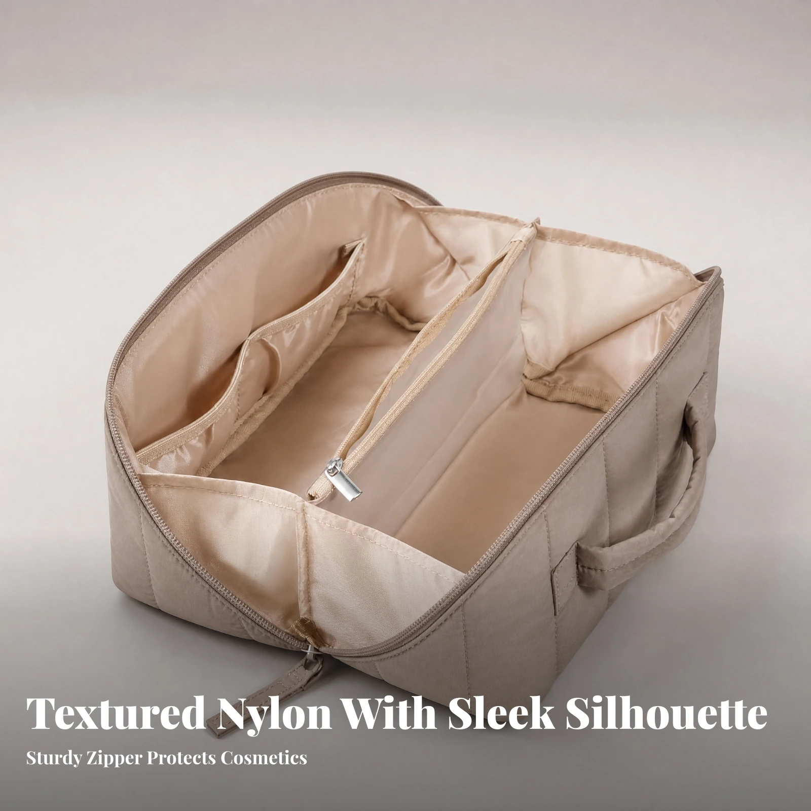 Toiletry Organizer with Compartments Portable Travel Toiletry Bag with Handle Cosmetic Organizer with Pockets Lightweight