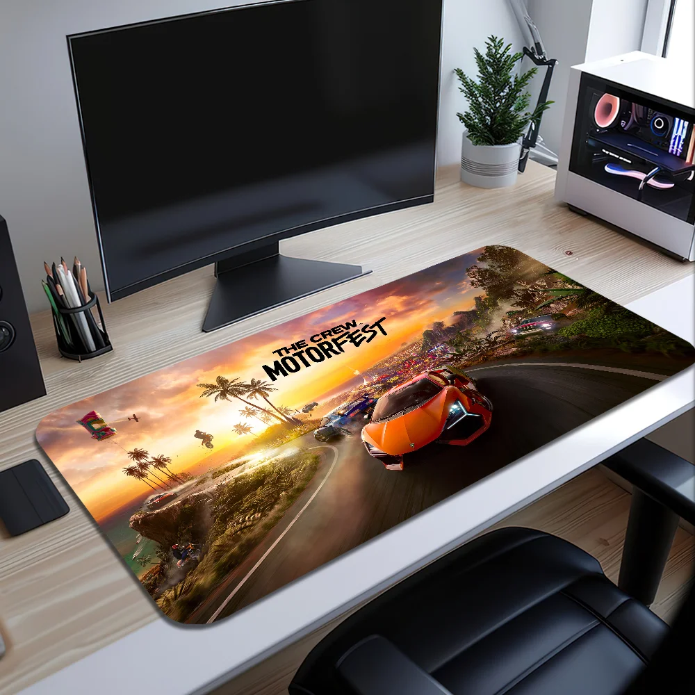 لوحة ماوس C-Crew Motorfest حصيرة مكتبية كبيرة غير قابلة للانزلاق ومضادة للمكياج لوحة مفاتيح مريحة للمكتب والمطاط والكمبيوتر المنزلي مخصصة