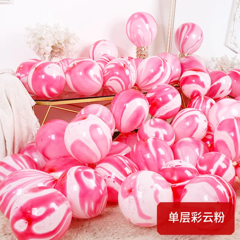 5/10/12inch Heart Balloon Double-Layer Latex Balloons for Birthday Party Romantic Scene Layout Wedding Background Decoration