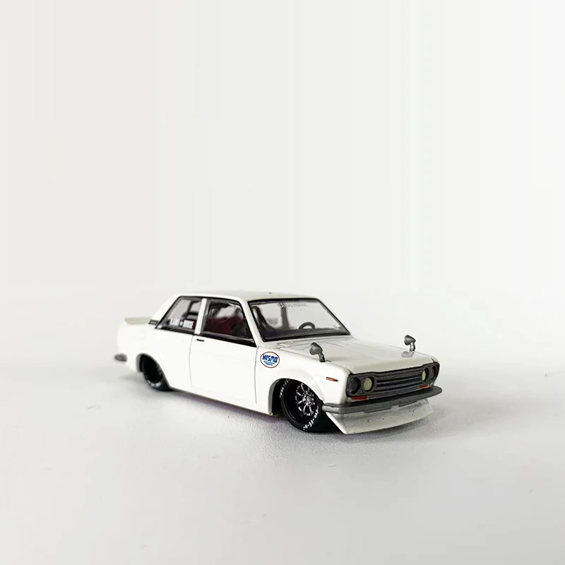 MINIGT+Kaido House 1:64 Modellauto Datsun 510 Street Nismo V2 Legierung offene Motorhaube Fahrzeug # KHMG122