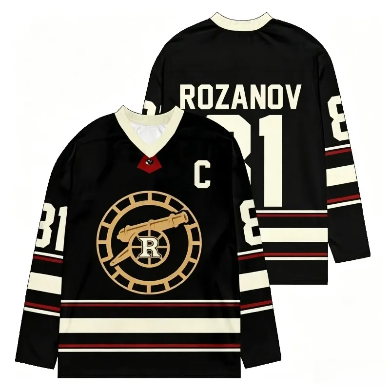 Heated Rivalry Inspired 3D Print Hockey Jersey Long Sleeve Tee Rozanov 31 Men Women Unisex Fan Casual Pullover Sports Sweatshirt