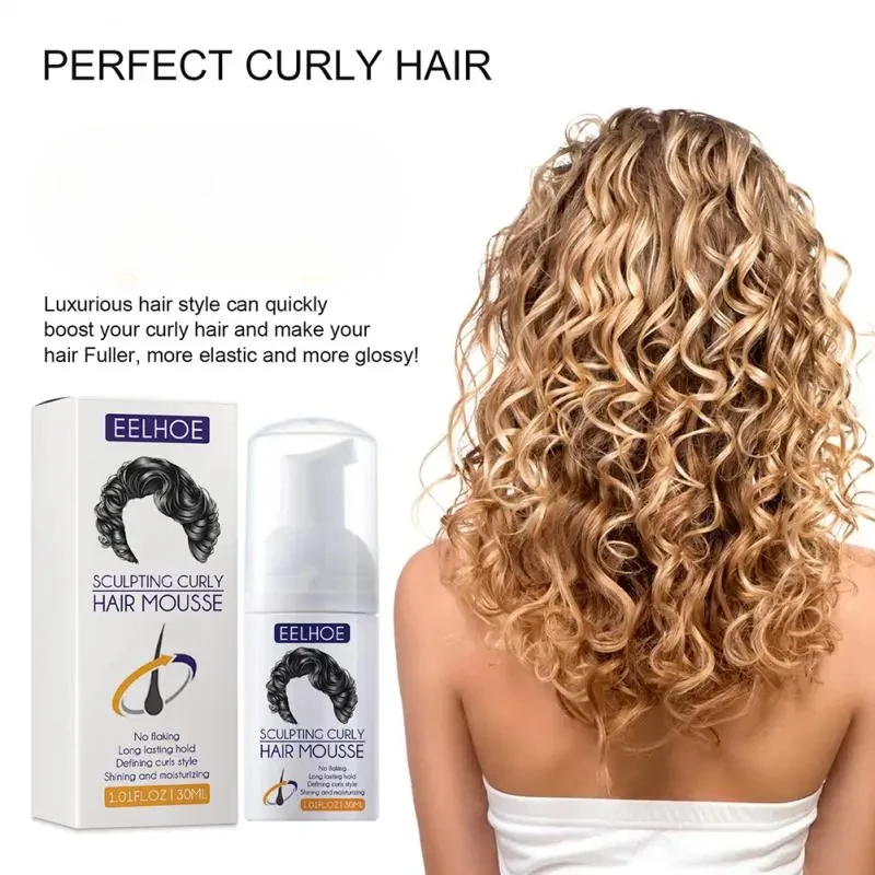 Anti-frizz Curly Hair Moisturizing Styling Agent Curly Hair Enhancer Styling Elastin Styling Gel    TSLM1