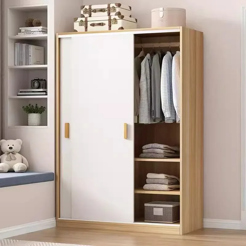 

Nordic Heavy White Wardrobe Sliding Doors Storage Wooden Drawer Clothes Cabinet Modern Cheap Armarios Roperos Dormitorios House
