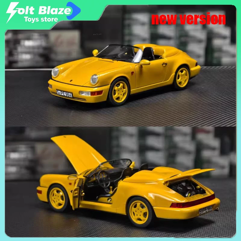 

NOREV 1/18 Porsche 911 Speedster 1993, литая под давлением полностью открывающаяся модель автомобиля из сплава, имитация статической комнаты, витрина автомобиля, подарок на день рождения для мальчика