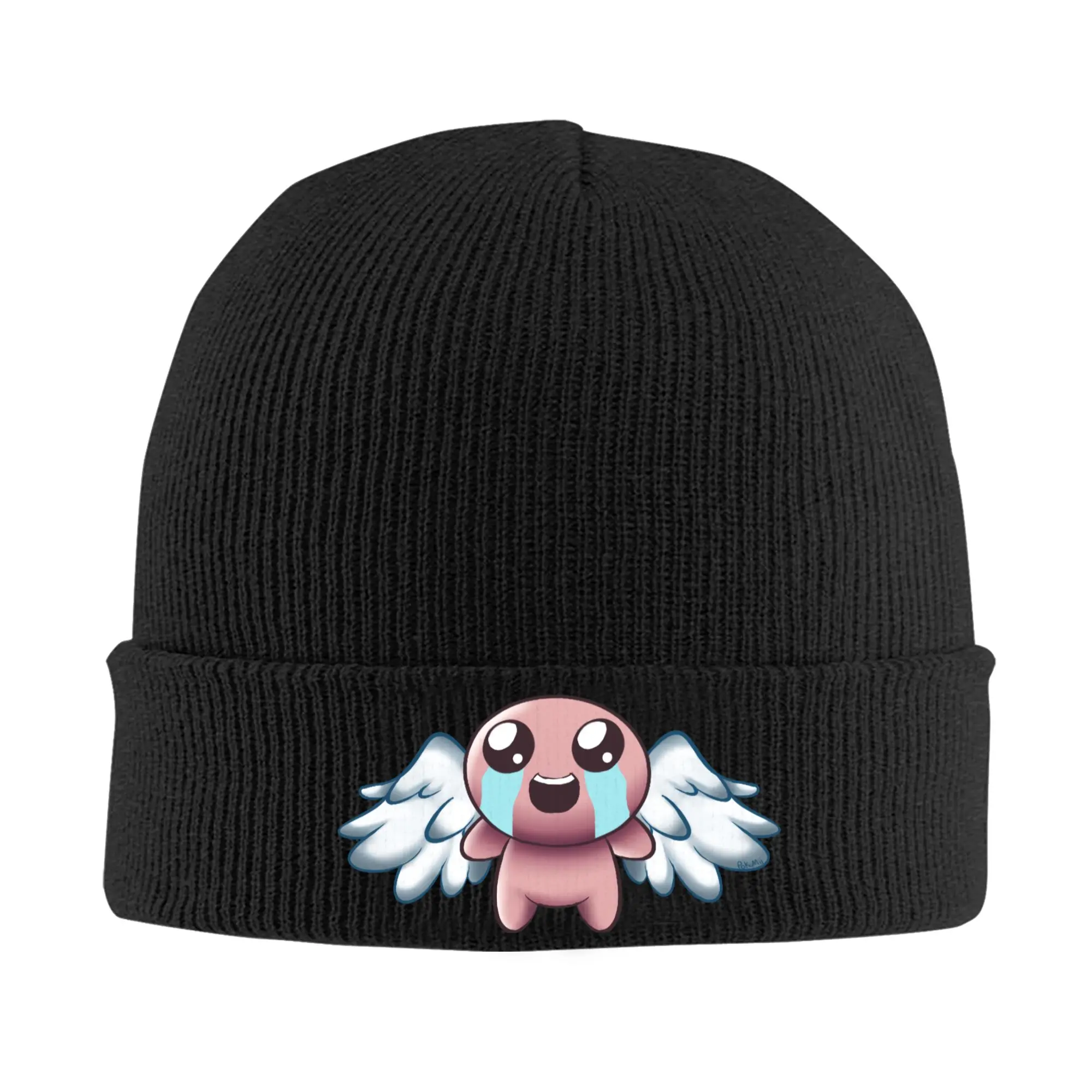 Custom Binding Isaaced Skullies Beanies Caps Unisex Winter Warm Knit Hat Men Women Street Adult Video Game Bonnet Hats Ski Cap