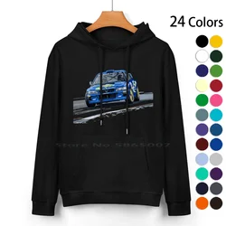 Jdm Colin Mcrae World Rally Blue Wrc Gc8 22b Car 555 Power Slide Pure Cotton Hoodie Sweater 24 Colors Wrx Sti Sportscar