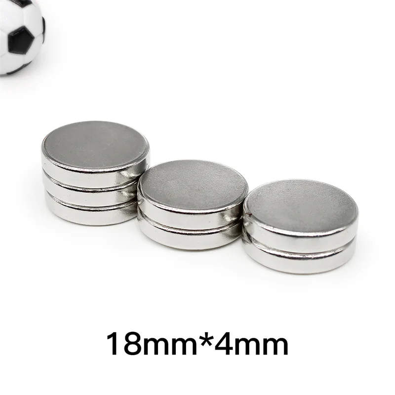 2 50 50 pces 18x4mm redondo forte ímã magnético 18mm x 4mm n35 ndfeb neodímio ímã disco 18*4mm