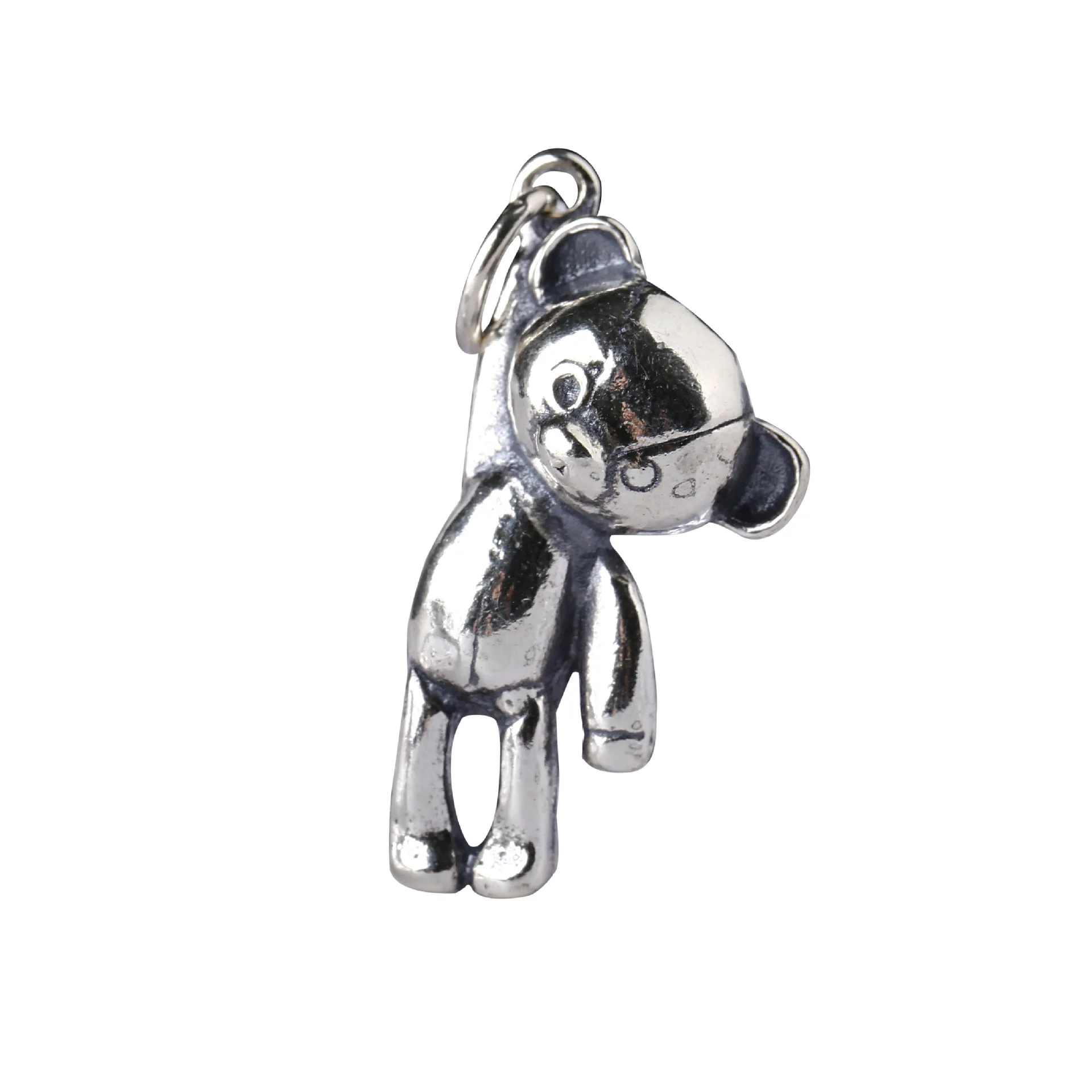 

S925 Sterling Silver Bear New Vintage Pendant