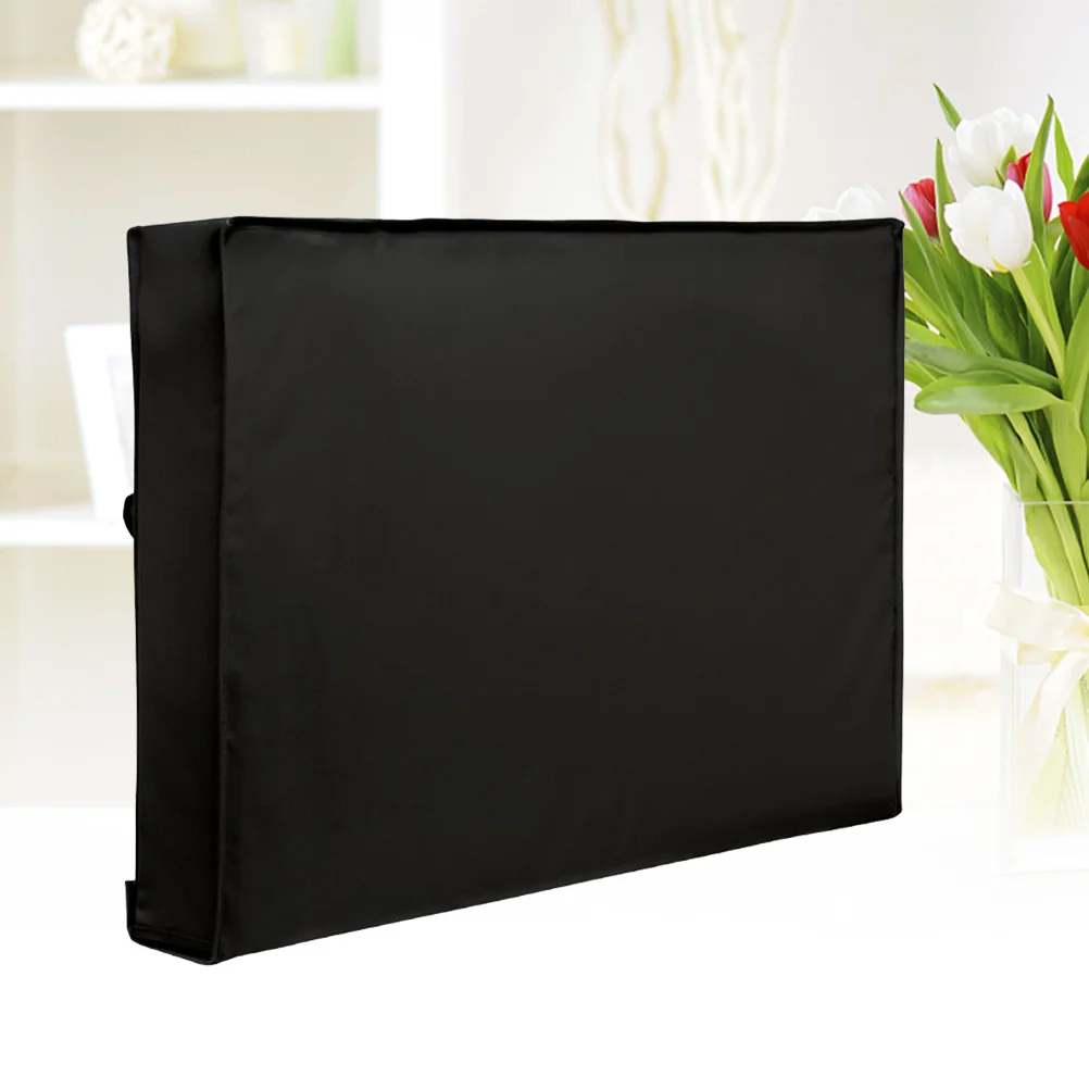 

Outdoor Cover Waterproof Dustproof Black for 50-52 Inches Double Stitched Durable Weatherproof Protector with Microfiber