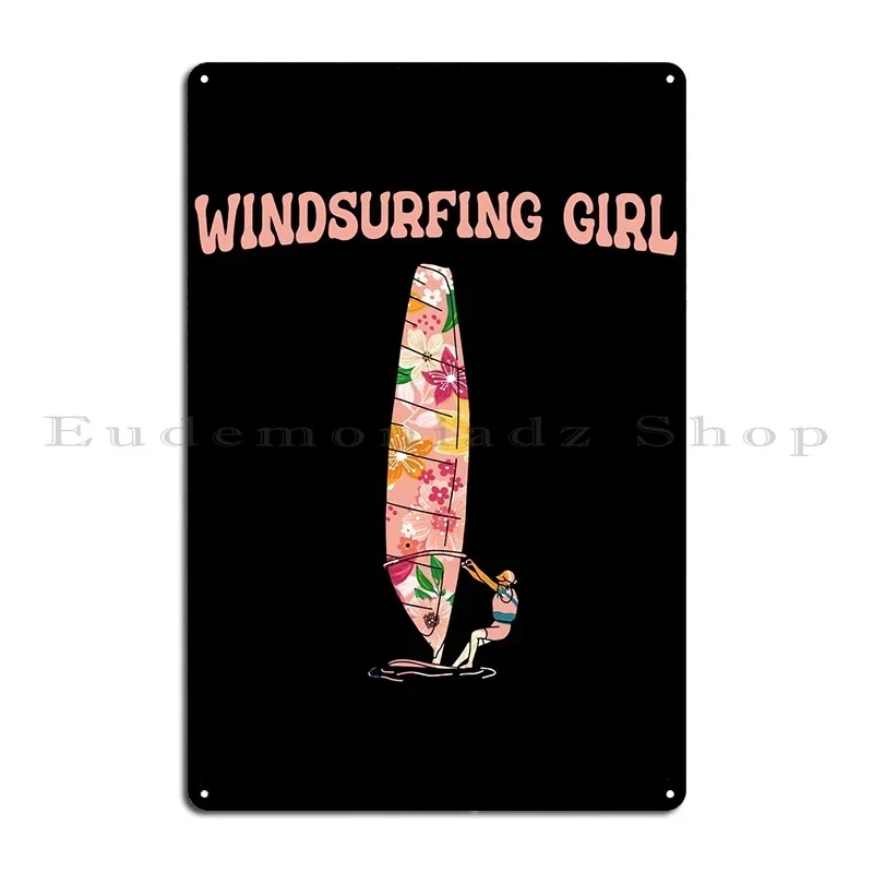 Windsurfing Windsurf Metal Sign Cinema Garage Wall Plaque Character Club Tin Sign Poster