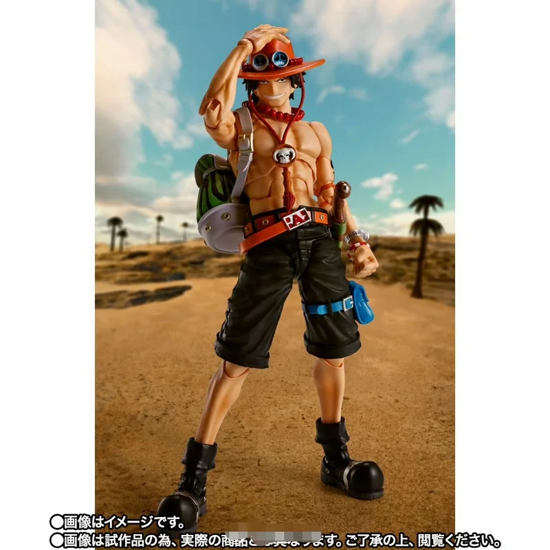 

In Stock Bandai S.H.Figuarts Shf One Piece Portgas.D.Ace Sabo Luffy Model Kit Action Figures Model Toy Gift For Children