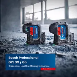 Bosch GPL Laser Level 30M GPL 3G GPL 5G Green Point Laser with Self-Leveling Professional Construction Site Measurement Tool