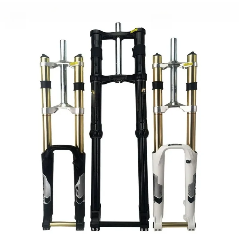 26 inch 29 inch mountain bike downhill shock-absorbing front fork 680DH disc brake barrel shaft front fork