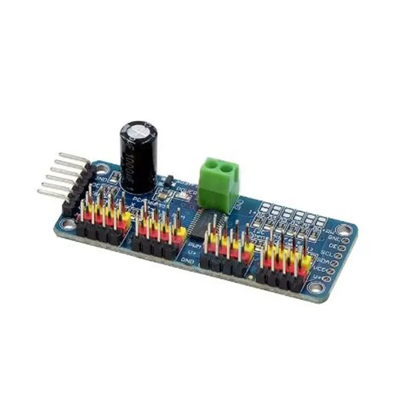 1pcs PCA9685 16 Channel 12 bit PWM Servo Motor Driver I2C IIC Module for MG90S SG90 MG995