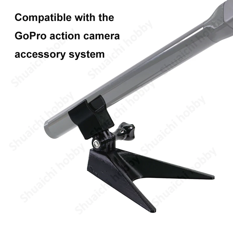 1PCS Wireless Microphone Handy Grip Desktop Interview Stand 3D Printed Bracket Photography Accessories for DJI MIC 2/Mini/GoPro