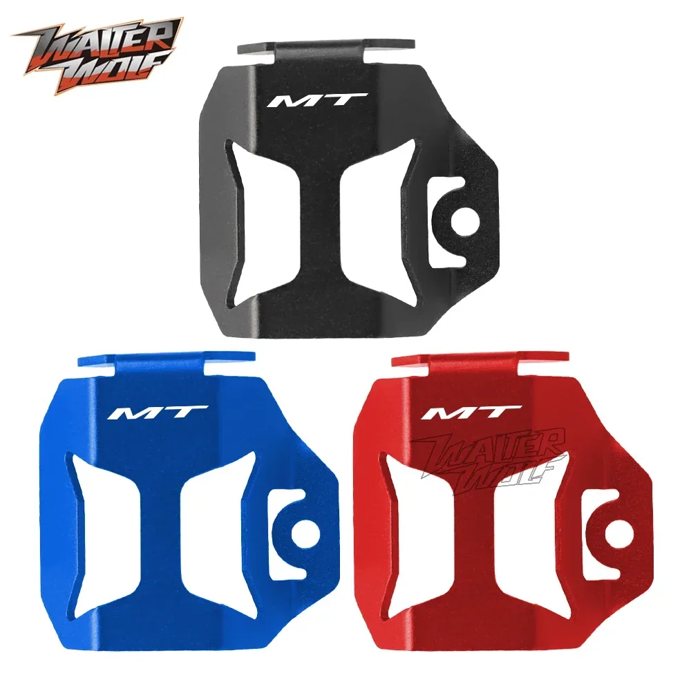 ด้านหลังเบรคปั๊มอ่างเก็บน้ํา Cap Guards สําหรับ YAMAHA MT 25 03 07 09 10 MT07 MT09 Tracer อุปกรณ์เสริมรถจักรยานยนต์ MT-07 MT-09 MT03