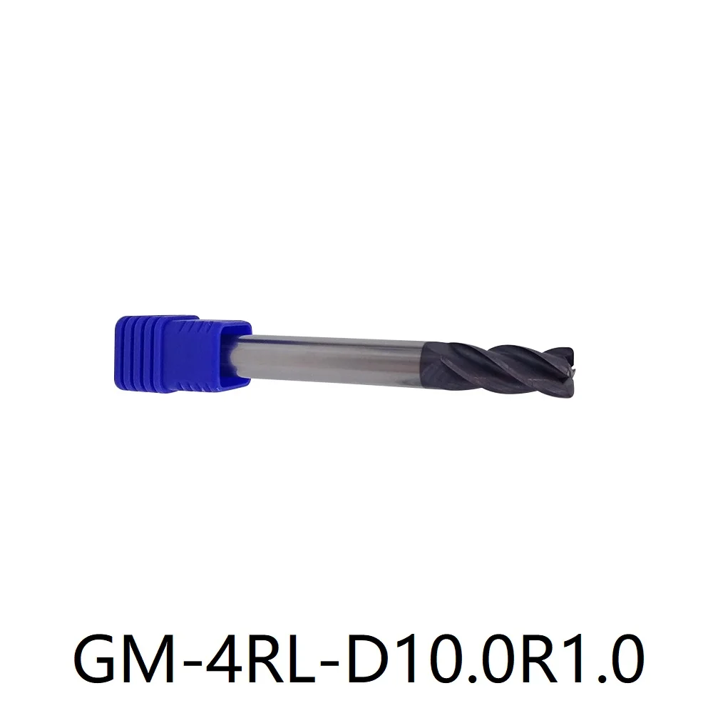  ZCC GM-4RL-D10.0R0.5 GM-4RL-D10.0R1.0 GM-4RL-D10.0R2.0 GM series Torus mill long shank Semi-finishing