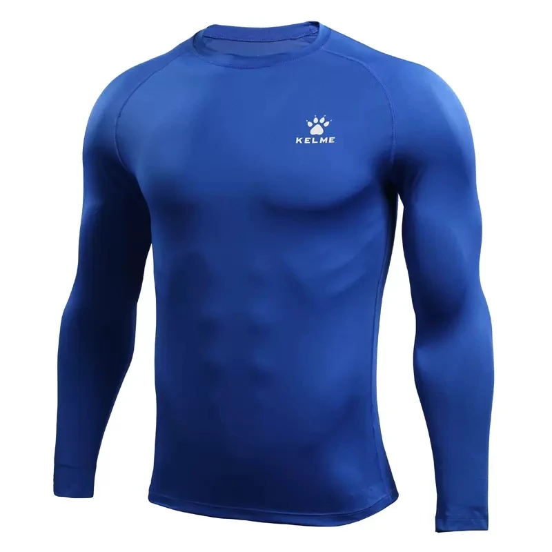 KELME Herren Lauf-T-Shirts, Kompressionsshirts, Bodybuilding, Sport, Strumpfhosen, lange Ärmel, Übung, Workout, Fitness 3891113