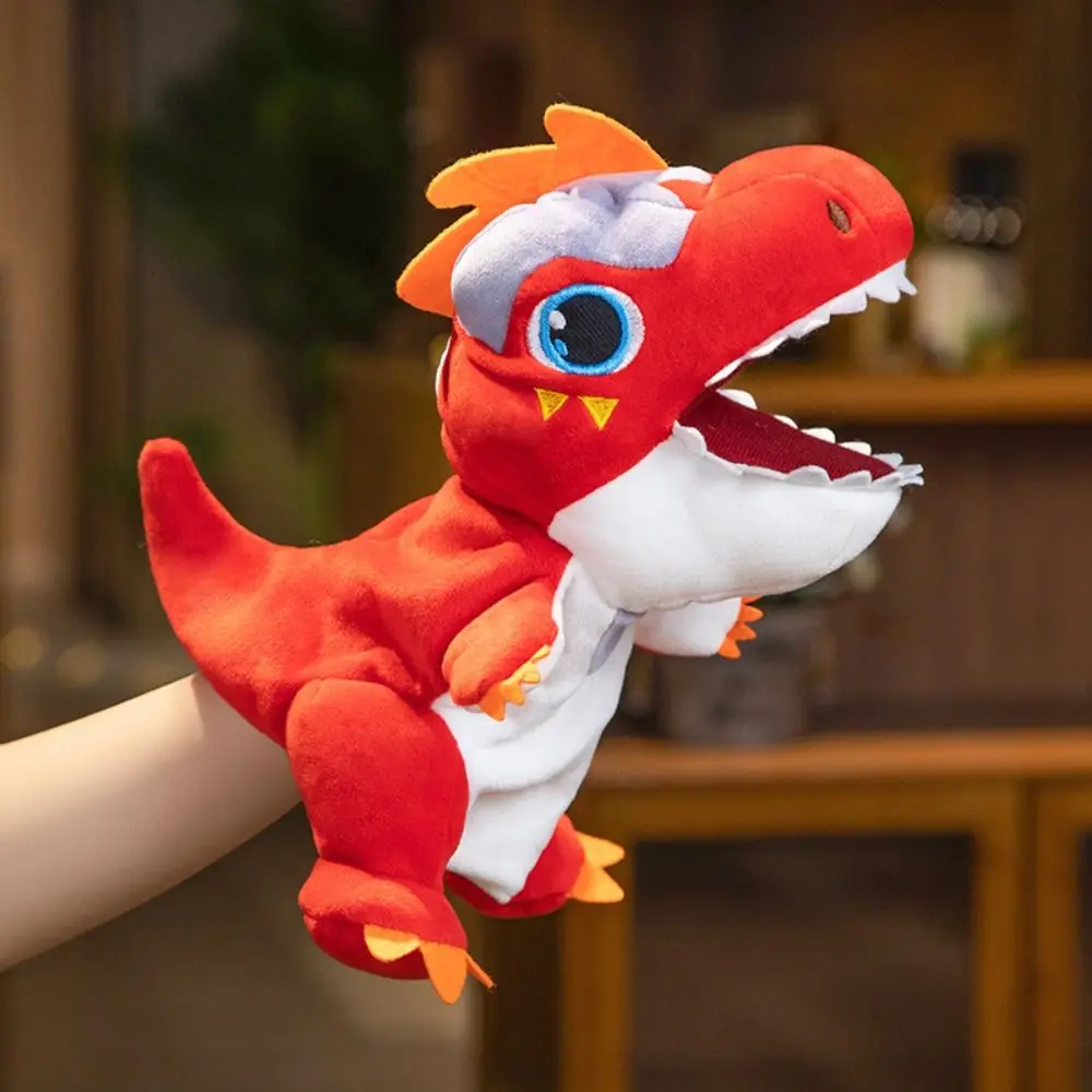 Tiranosaurio Rex Animal marioneta de mano muñeco de peluche narración de historias juguetes de dinosaurio de peluche simulación de educación temprana