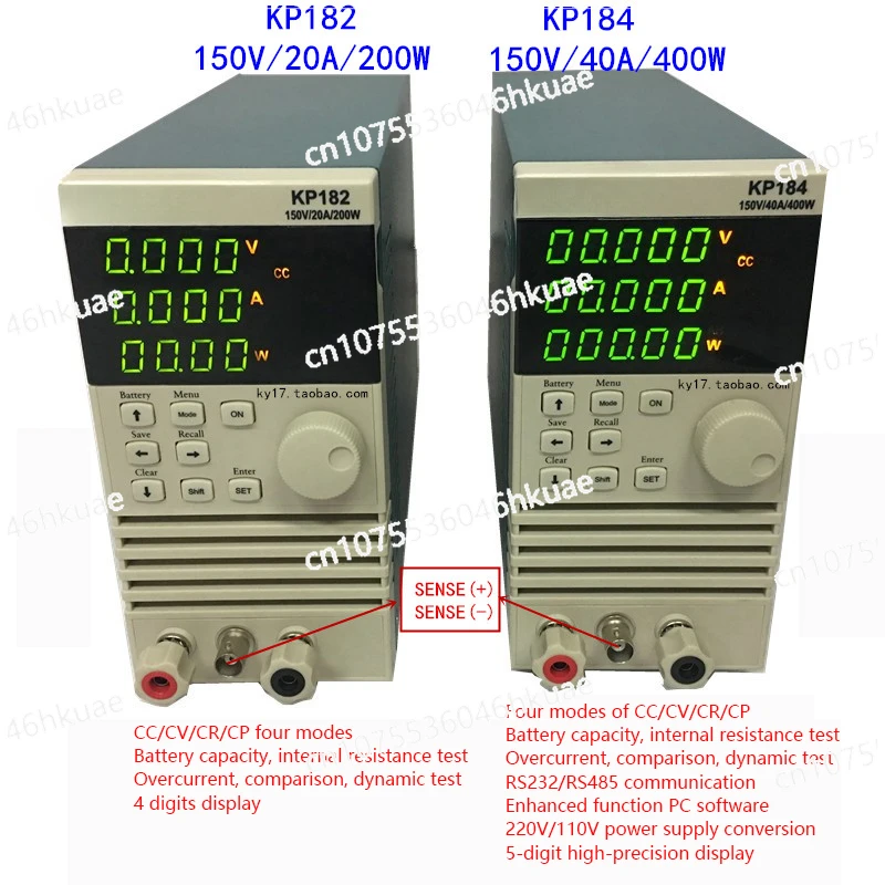 

KP184 Electronic Load Meter Power Test Aging Meter Electronic Load Four/Five Digit Display Test