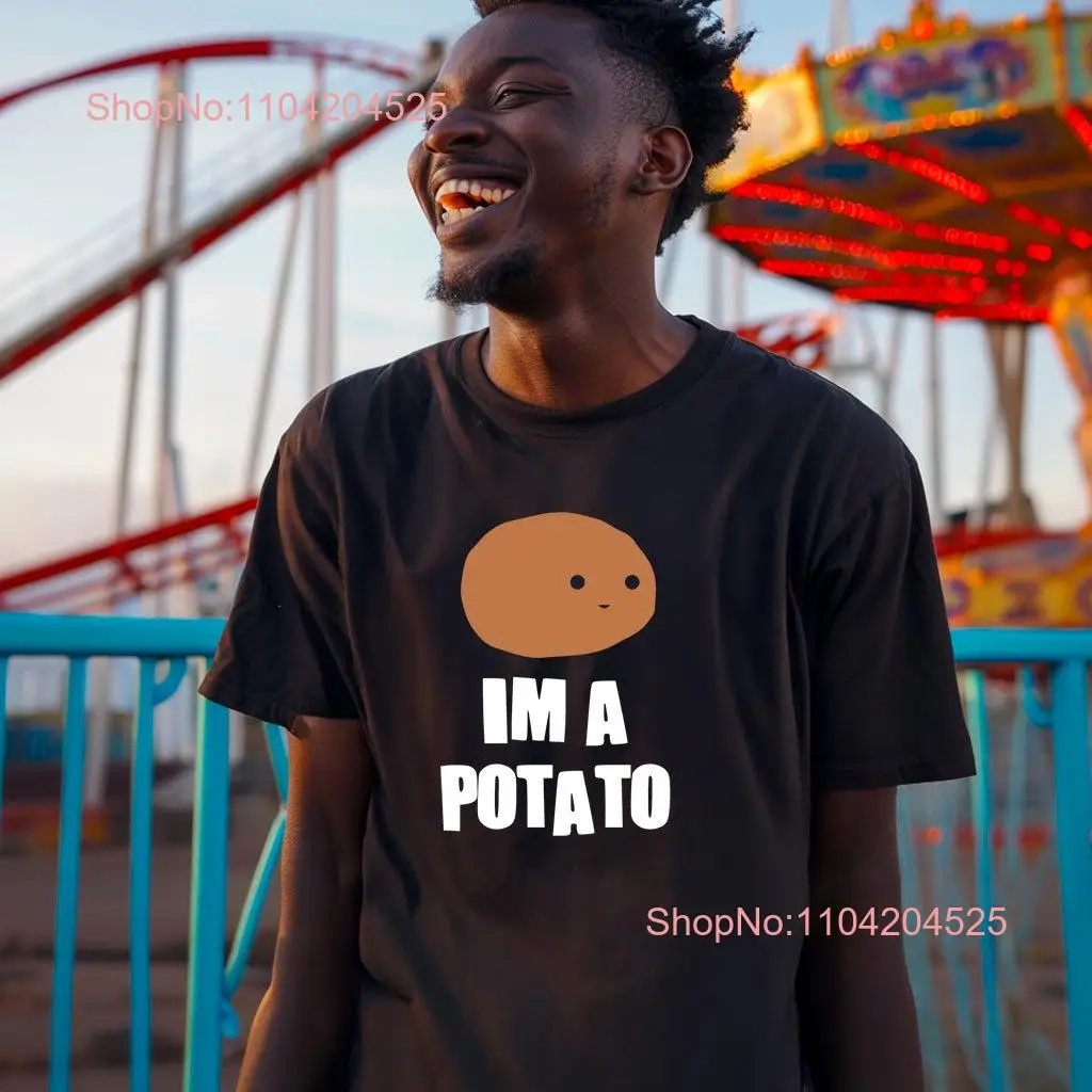 I'm A Potato T shirt Mens Funny Veggie Boys Music Song Uncle Brother Best Friend Party Birthday Christmas Top