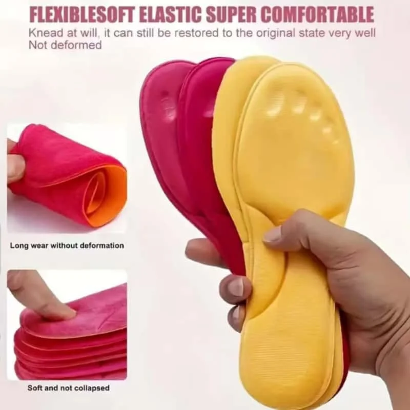 1 Pair of Foot Massage Warm and Thickened Sports Insoles, Self-Heating Constant Temperature Sole Pads, Soft and Comfortable Memory Foam Insoles Suitable for Winter, Washable and Reusable image 6