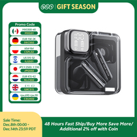 QCY MeloBuds Neo Wireless Earphones Bluetooth 5.3 LED Power Digital Display Transparent TWS Earbuds Dual-Connection Headphone