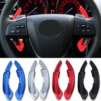 Para Mazda 6 2009-2015 volante de coche DSG paleta de cambio Mazda 3 2011-2016 RX-8 paletas de aleación de aluminio extensión de palanca de cambios