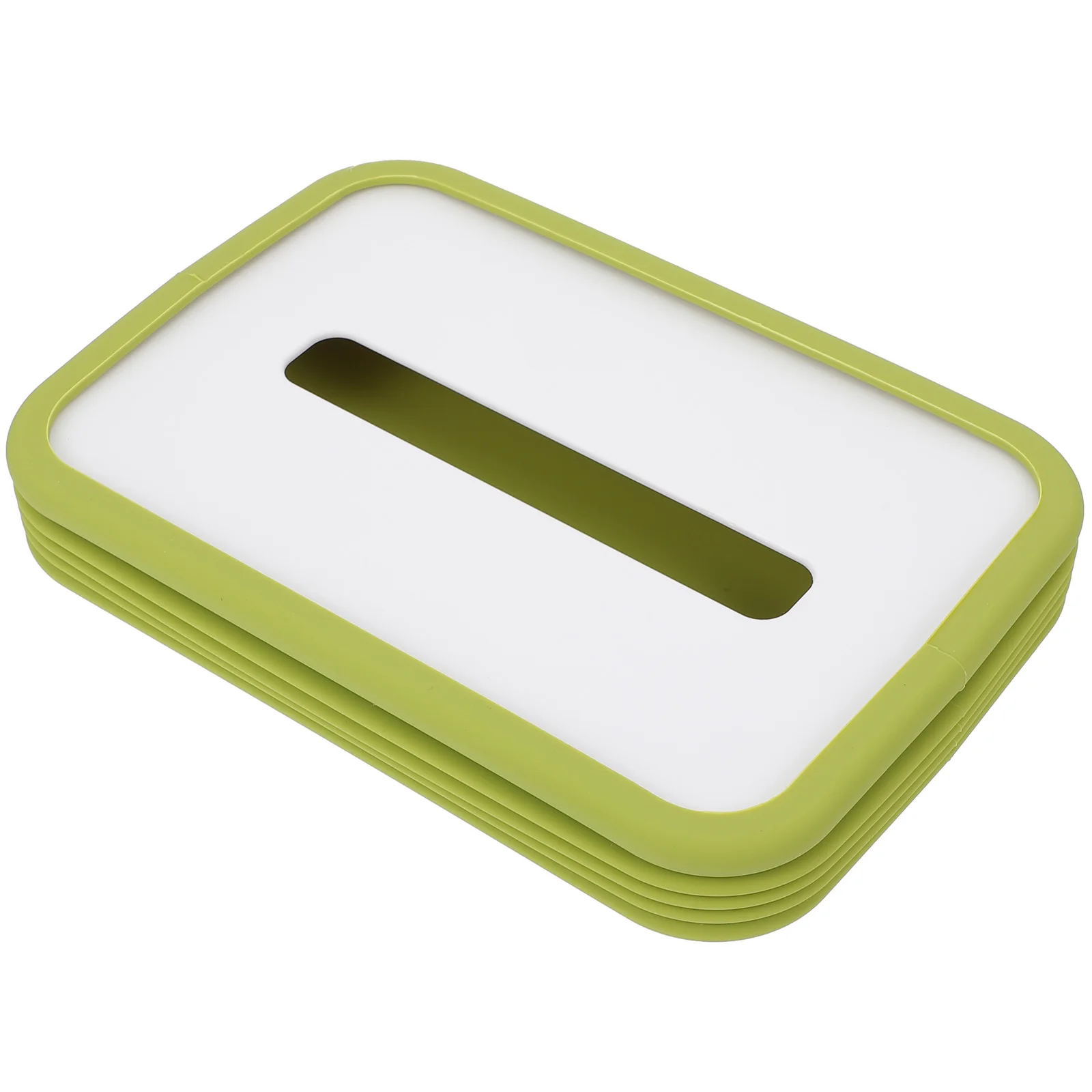 

Silicone Anti Decorative Tissue Box Box Green Tissue Case s Foldable Home Office Car Bathroom Storage Case