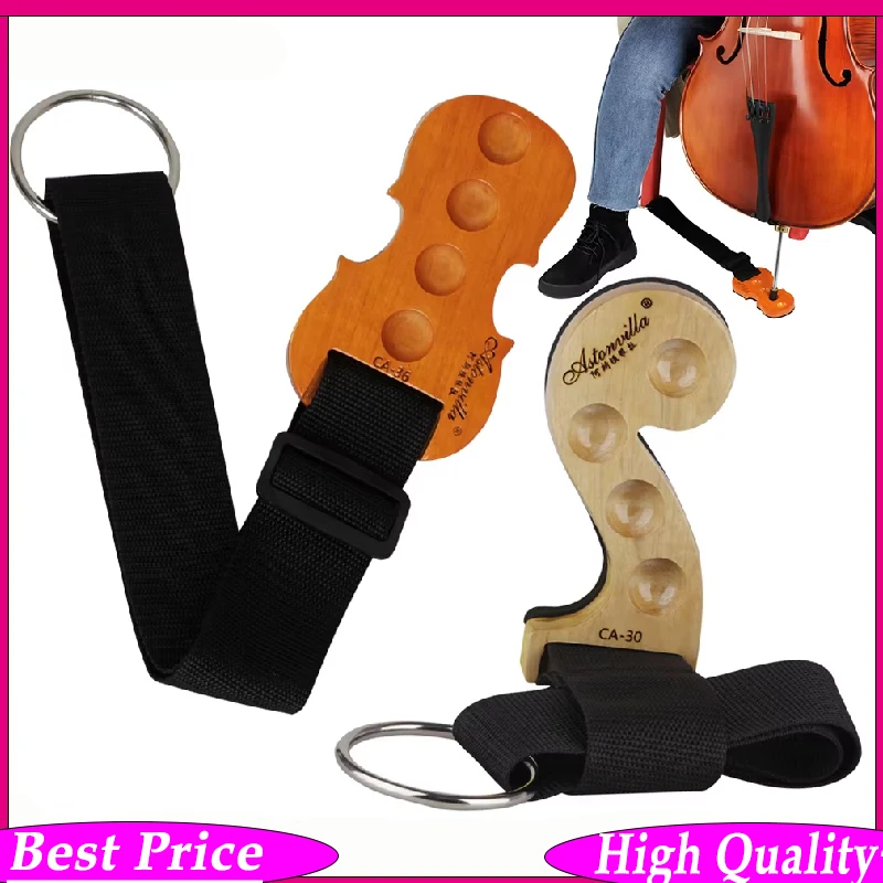 Adjustable Cello Endpin Anti-Slip Pad Non-Slip Rubber Mat with Secure Locking Device Floor Protection Enhanced Stability