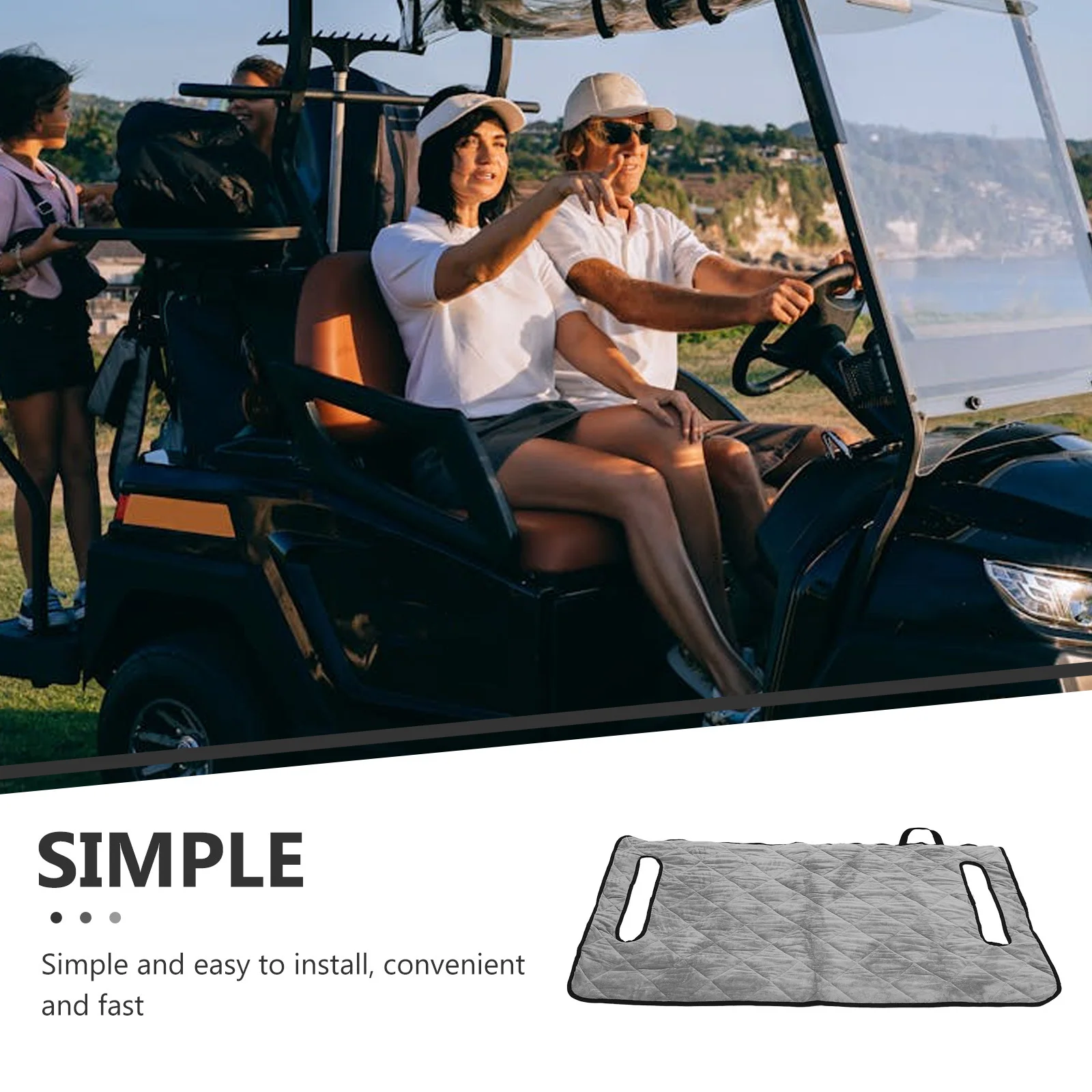 غطاء مقعد عربة الجولف مقاوم للماء كرسي خارجي حامي لعربات الجولف لمشاهدة معالم المدينة سيارات غطاء مقعد متين مقاوم للانزلاق #6