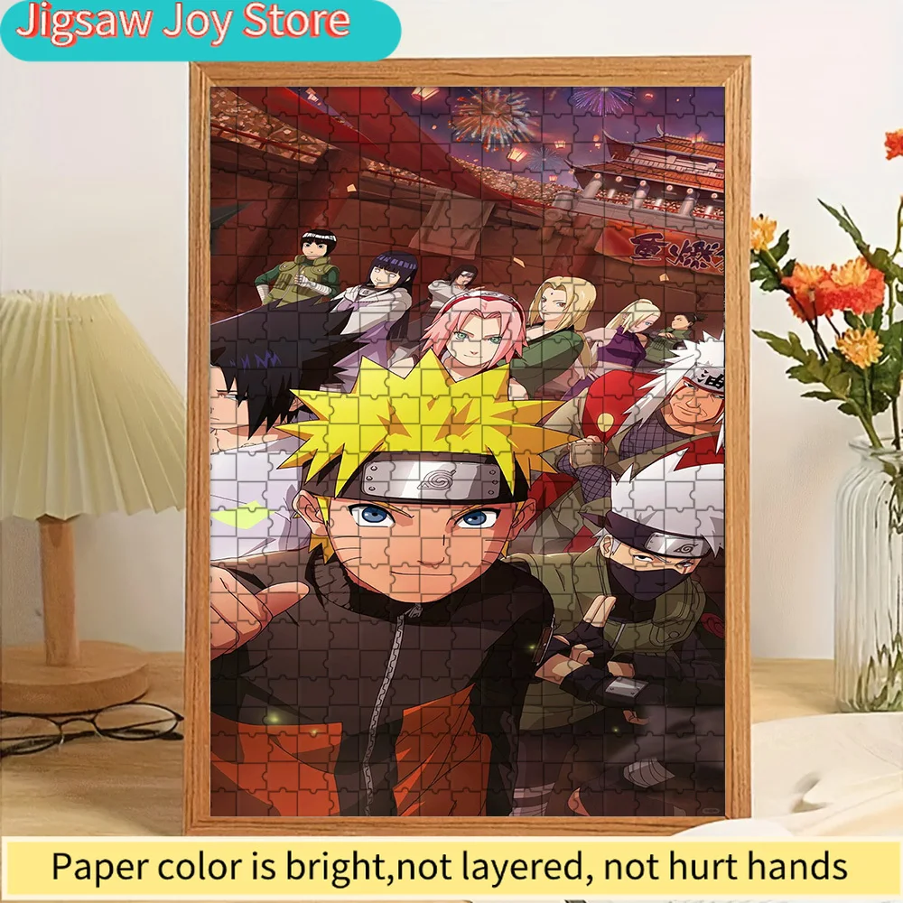 

Popular Ninja Anime Character Group Paper Jigsaw Puzzle, Premium Thick Paper Material, HD Vivid Festival Scene Printing, Relaxin
