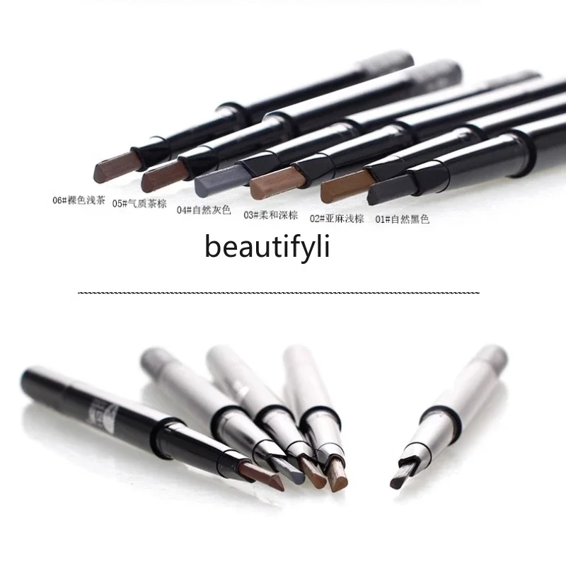 

Double-headed eyebrow pencil, waterproof, sweat-proof, natural and long-lasting, one-word eyebrow, beginner eyebrow brush