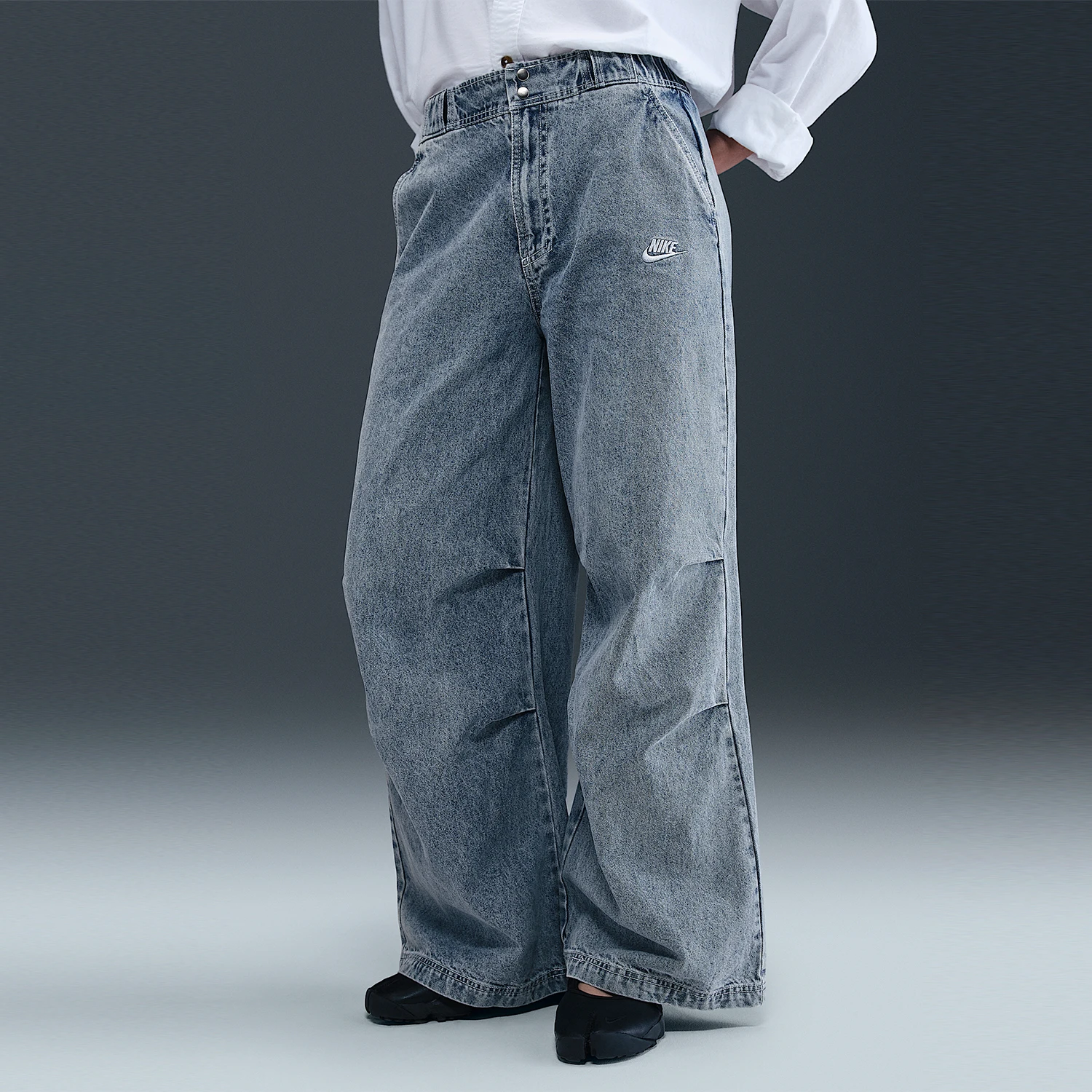 

Nike Sportswear Женские свободные повседневные джинсовые брюки IF0625-440