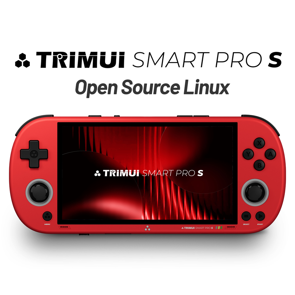  Trimui Smart Pro S TG5050 Handheld Game Console - Best for PSP Game, Octa-core 2.0GHz, 4.96" IPS Display, 5000mAh Battery 