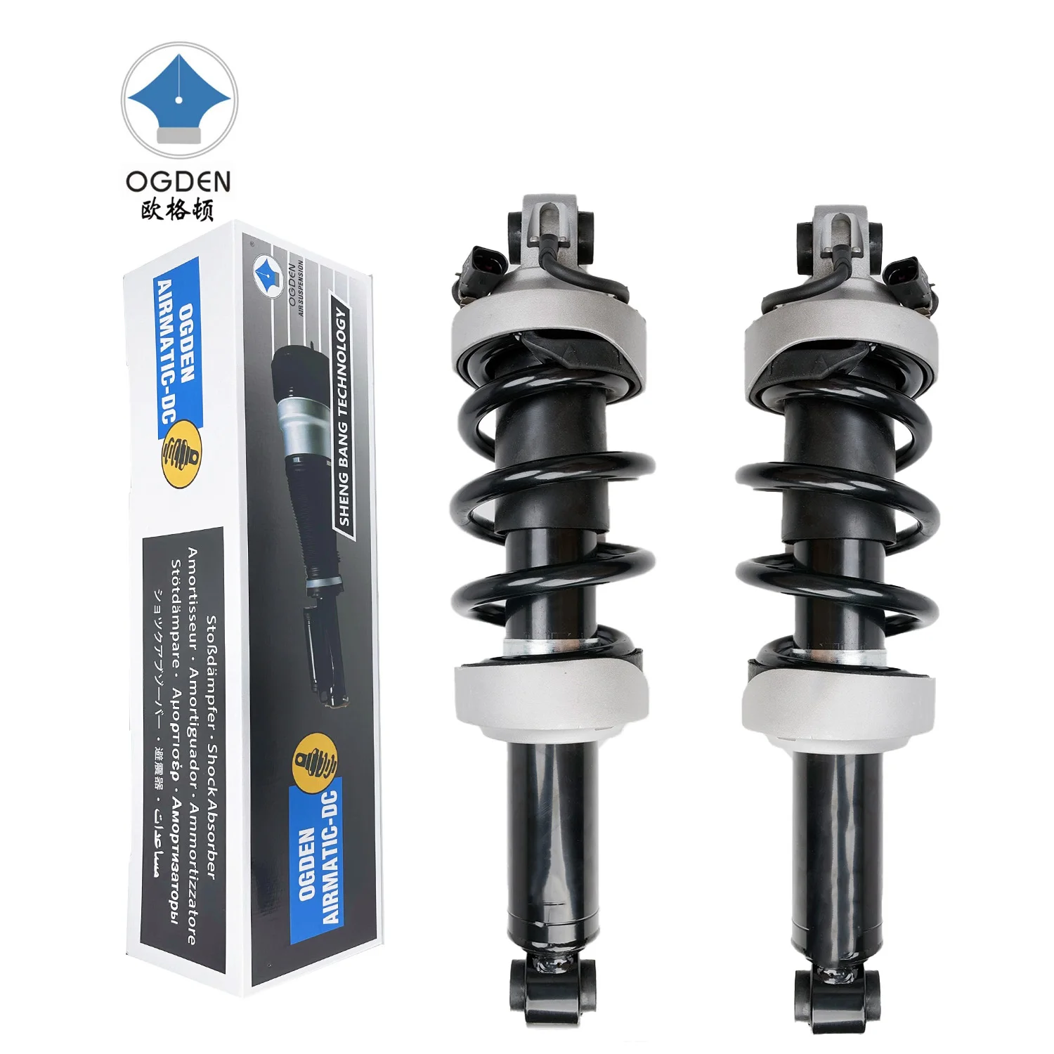 OGDEN 2PCS Front left+right electromagnetic air suspension shock absorbers for the Audi R8 2007-2015 420412019Q 420412019AJ