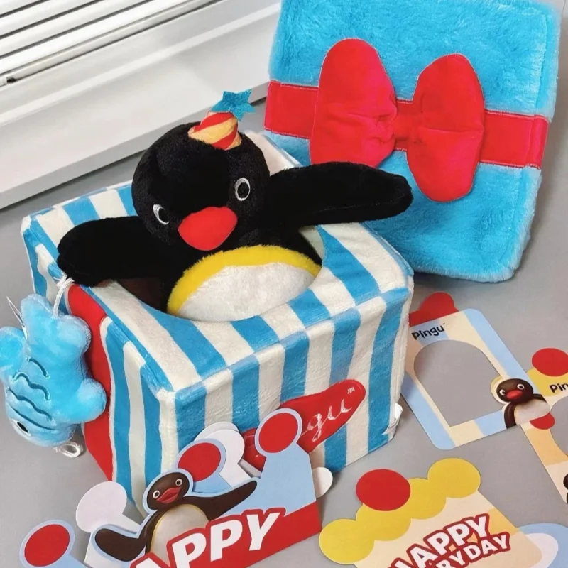 

Милая плюшевая кукла-пингвин в наличии, украшение для комнаты, подарок на день рождения для девочек, друзей, новорожденных, креативная и практичная коллекция, подарок