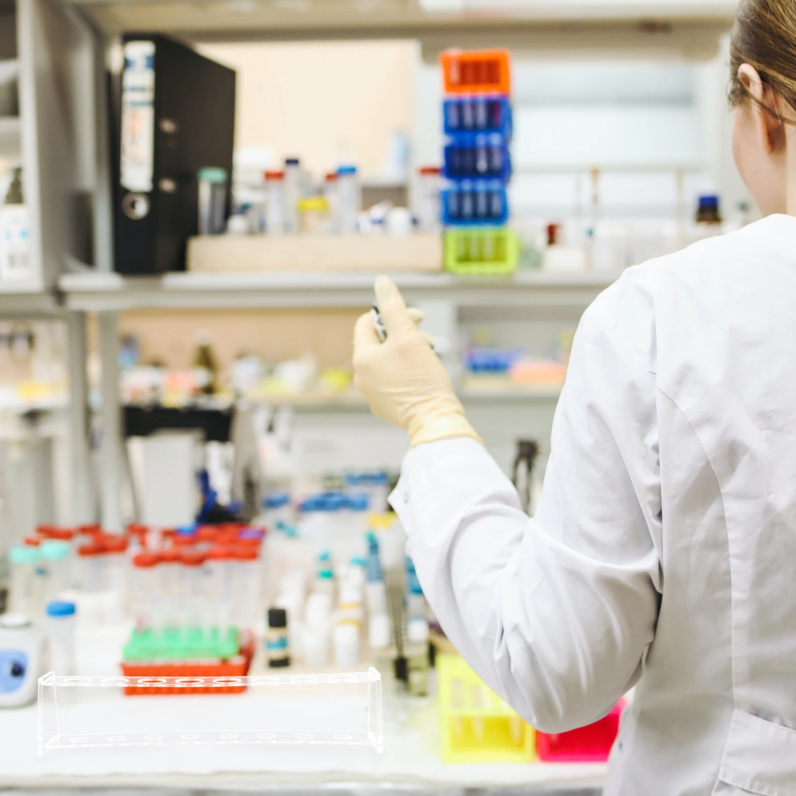 

Test Tube Display Stand Tubes with Rack Holder Laboratory Racks Microcentrifuge Adjustable