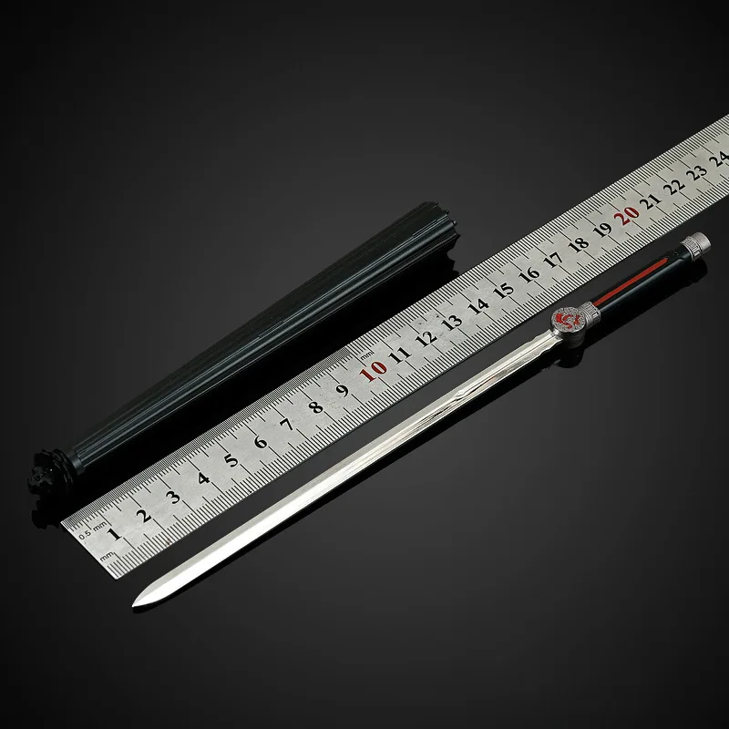 Blood River Film Randapparatuur Metaal Ambachten Ornament Decoratieve Zwaarden Model Ambachten SuChanghe Paraplu Zwaard Collecties Mes Speelgoed