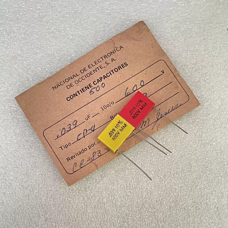 

10 шт. новая американская антикварная западная электроника 0,039 мкФ 600 В медная лихорадка аудио соединение бесконечный конденсатор