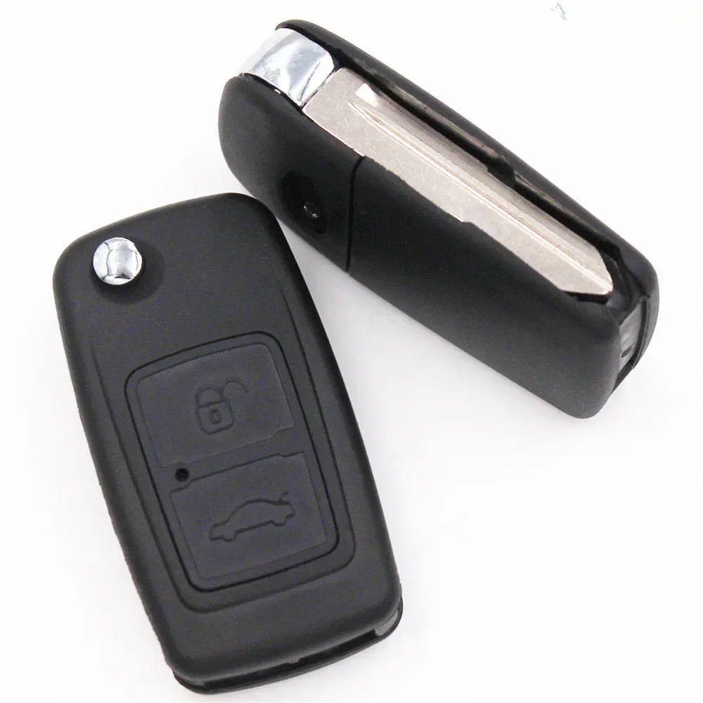 For Chery A5 Fulwin Tiggo E5 A1 EASTER Car Key Case Remote Key Shell Fob Blank Key Folding Flip Uncut Blade