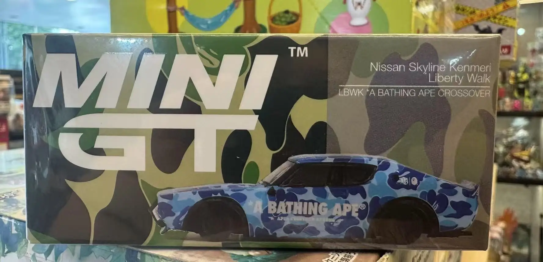 1:64, LBWK x Bape Tokyo Modification Show limitado, modelo de jogo