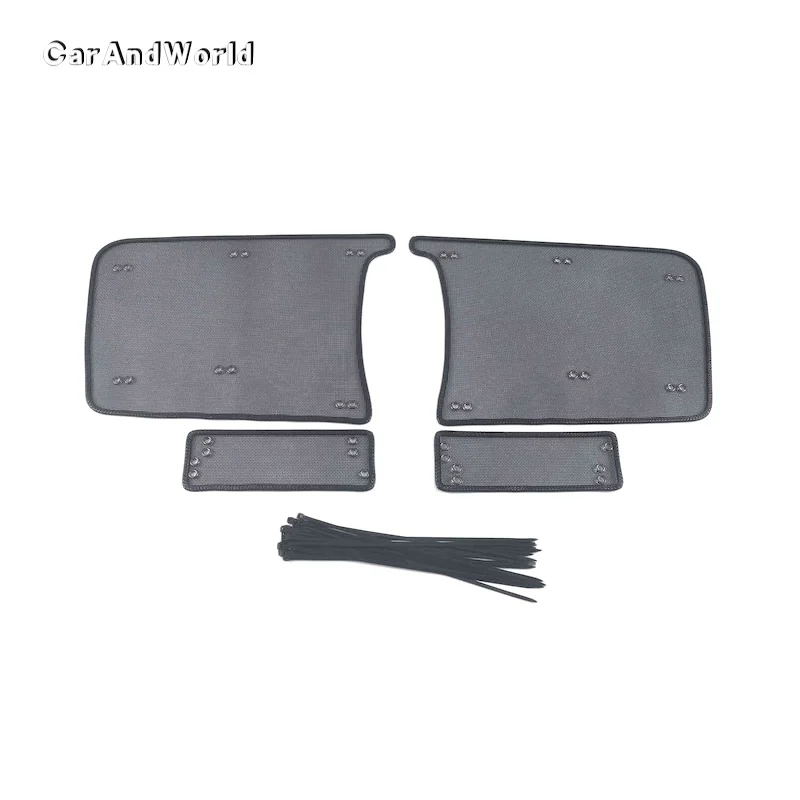 Stainless Middle Grilles Insert Screening Net Insect Protecte Guard Mesh Trims Car Accessories For LINCOLN Navigator 2018-2020