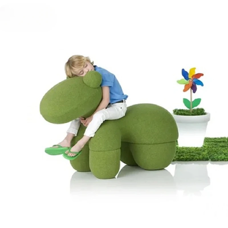 

Stereotyped cotton pony chair children single chair creative animal leisure stool